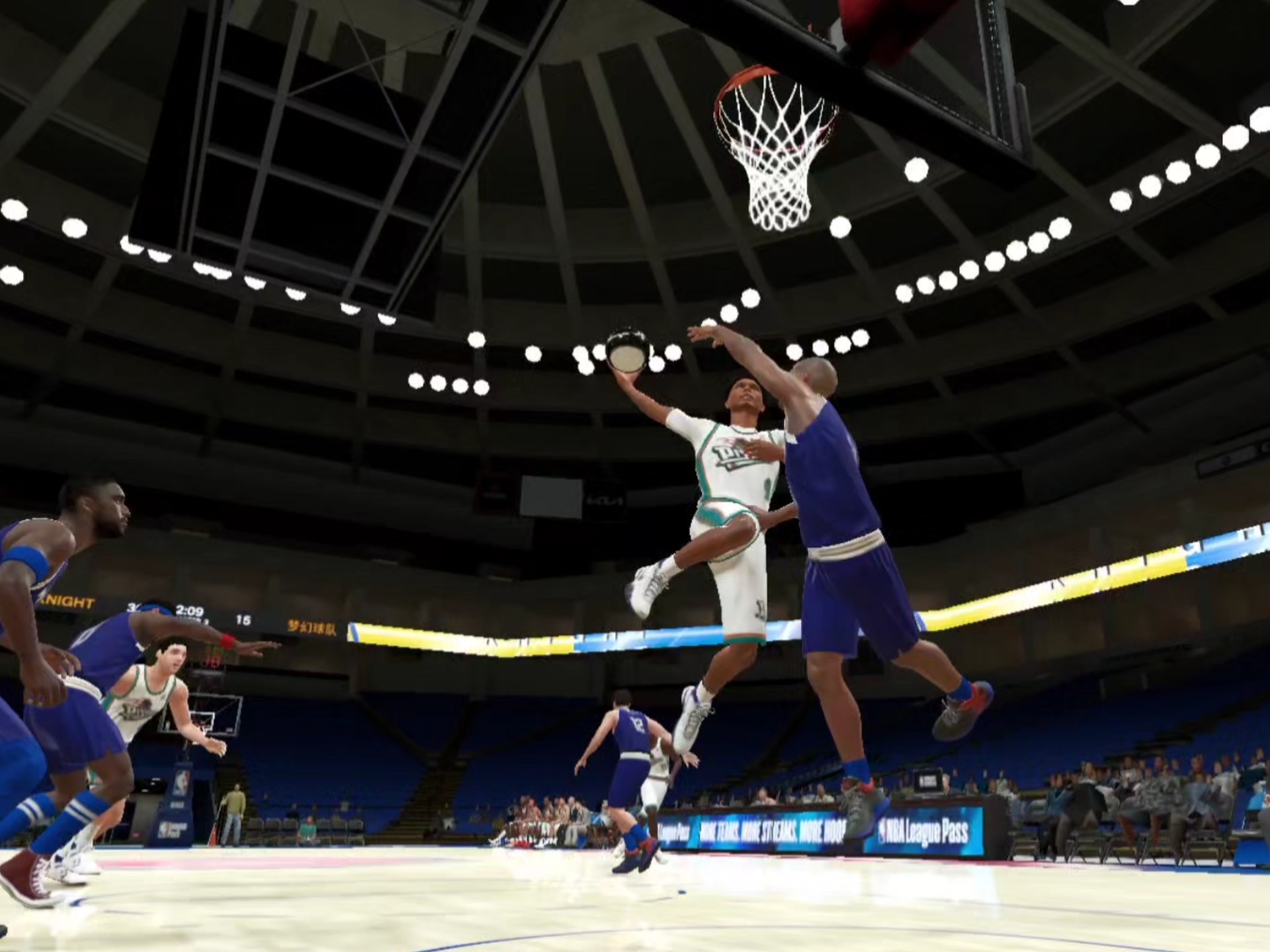 包含抢断、上篮得手，球员技术娴熟炉火纯青的词条